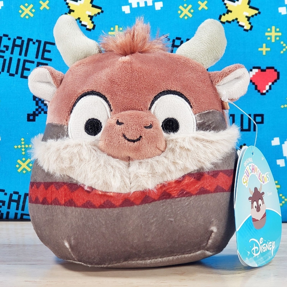 Squishmallow Sven the Reindeer Frozen 5" UltraSoft Disney Pixar Movie Plush NWT